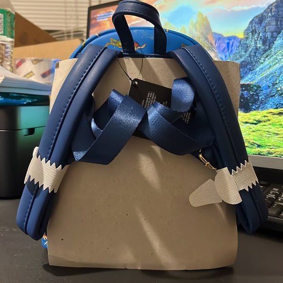 Loungefly Disney Peter Pan and Tinker Bell AOP Mini Backpack - Picture 5 of 10